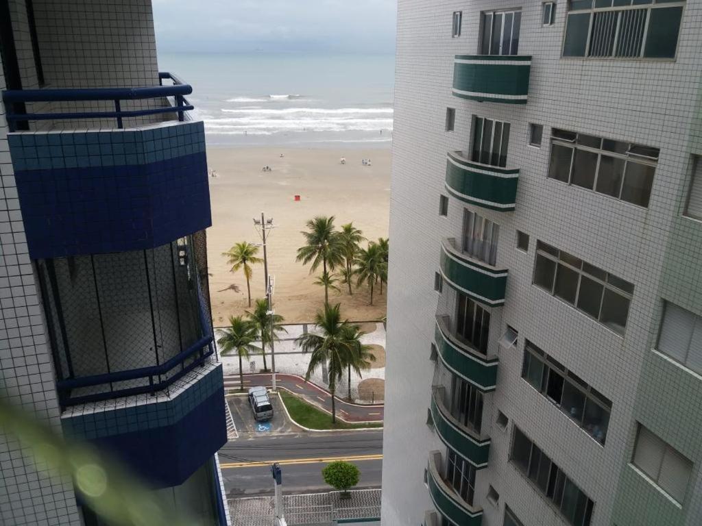 Lindo Apartamento Guilhermina - Edificio Frente Para O Mar Praia Grande  Luaran gambar