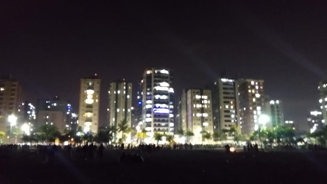 Lindo Apartamento Guilhermina - Edificio Frente Para O Mar Praia Grande  Luaran gambar